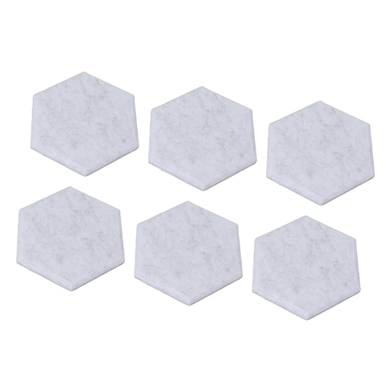 12PCS Hexagon Acoustic Panels High Density Sound Absorbing Panels Sound