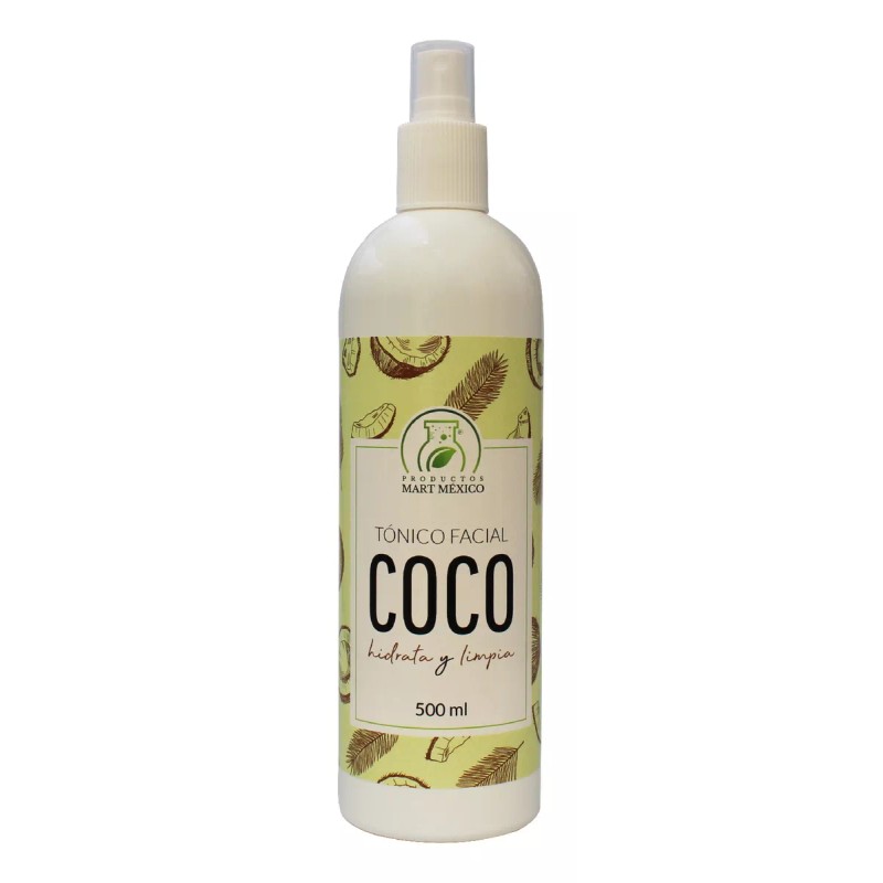 Productos Mart Mexico Tónico Facial Hidratante De Coco (500ml) 6