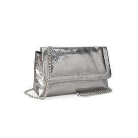 VNFIOEI Small Clutch Bag with Chain, Fashionable Shoulder Bag, Elegant Evening Bag, Mini Handbag, gray