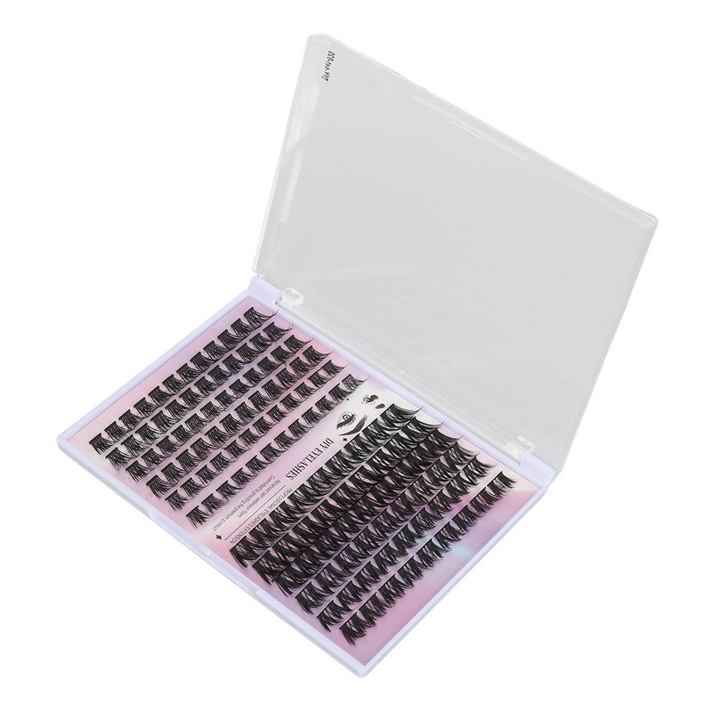 126 Clusters DIY Lash Extensions Kit D Curl Fluffy Individual