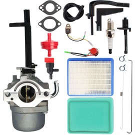 591378 Carburetor Compatible for 10 Hp 697978 796321 696132 696133 796322 694952 6250 Nikki 695115 030430 695114 Coleman Powermate 5000 6250 Storm Responder 5500 Troy Bilt 204412-0147E1 Carb