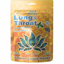 Golden Lotus Herbs Lung & Throat Herbal Lozenges - QAI Certified Organic - (3-Pack)