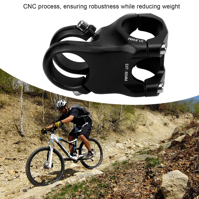 31.8mm Handlebar Stem 15 Degree Adjustment Aluminum Alloy Light Weight