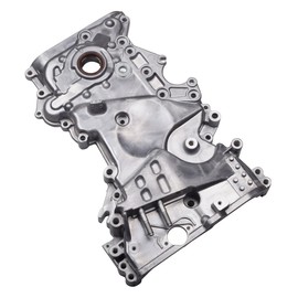 Engine Oil Pump Timing Chain Cover 21350-2E740 Compatible with Hyundai Elantra Kona Veloster 2.0L L4 2017-2021&Kia Forte 2.0L L4 2017-2020 Replaces 213502E740