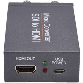 Tunghey SDI to HDMI Converter - 3G/HD/SD-SDI Adapter With Auto Format Detection and Stereo Audio De-embedder