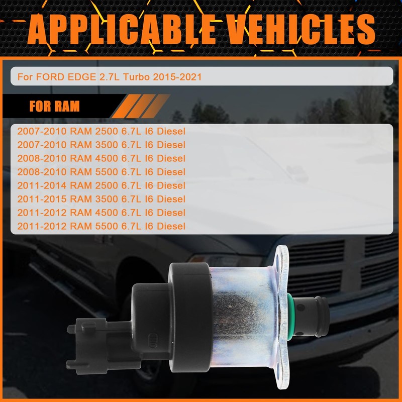 0928400642 Fuel Pressure Regulator Valve for Cummins RAM 2500-5500 2007-2012