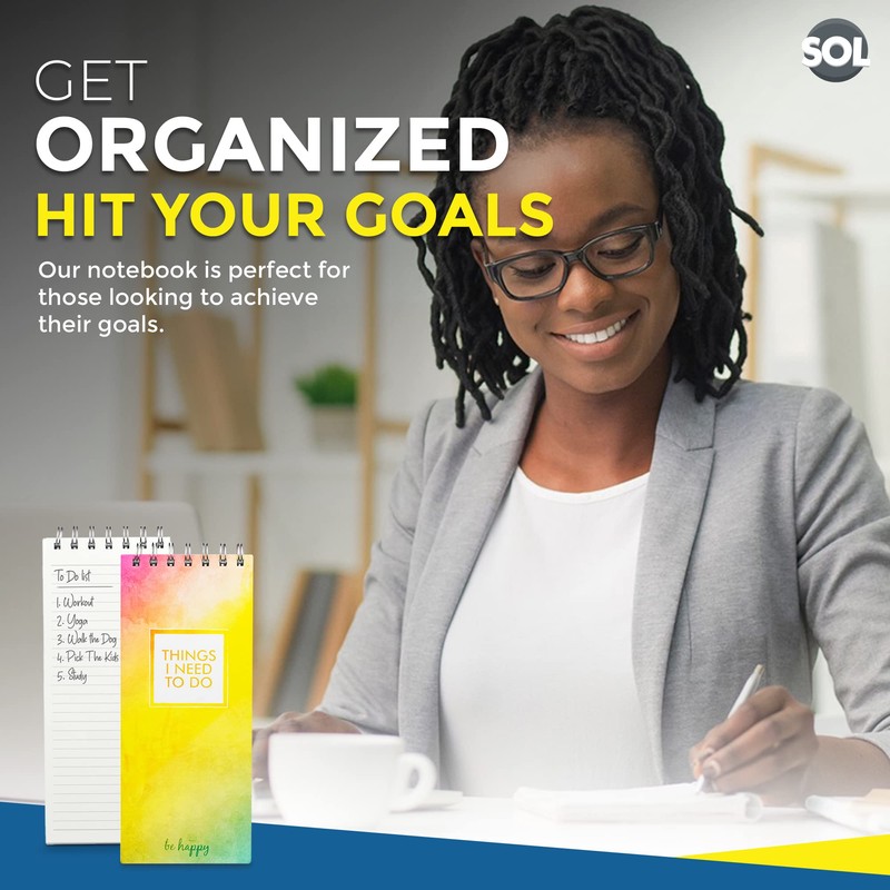 SOL To Do List Notebook, Hardback | 80 Sheets |