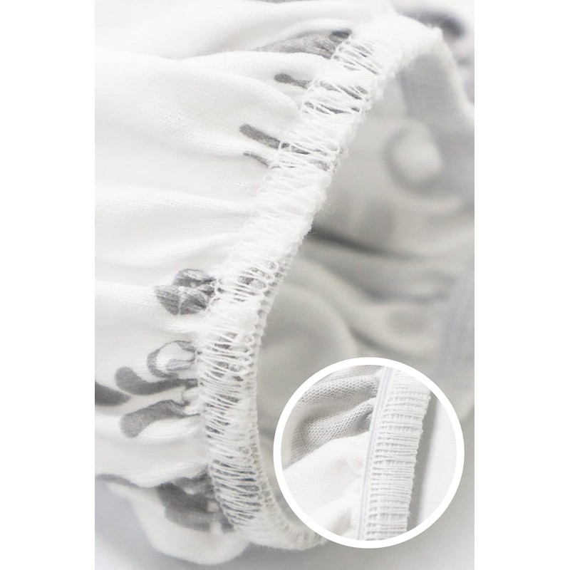 JMITHA Baby Mattress Protector, Fitted Sheets, Set of 3 Fitted