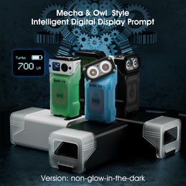 WUBEN X3 Pro Mini Linterna Recargable Con Estuche De Carga E Imán, 180 Grados EDC Linterna De Bolsillo Twist Ip65 Impermeable Llavero Linterna 10 Modo Tipo C Cordón Para Camping, Al Aire Libre, Regalo