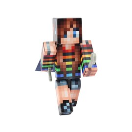 EnderToys Rainbow Shirt Girl Action Figure