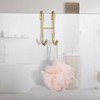 Haitis 4 Pack Over Shower Glass Door Hook, Plated Gold,