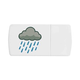 Azeeda 'Rain Cloud' Pill Box with Tablet Splitter (PI00037591)