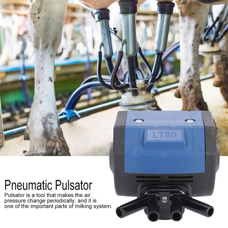 Universal 4 Outlets Milking Machine Air Pneumatic Pulsator for Cattle