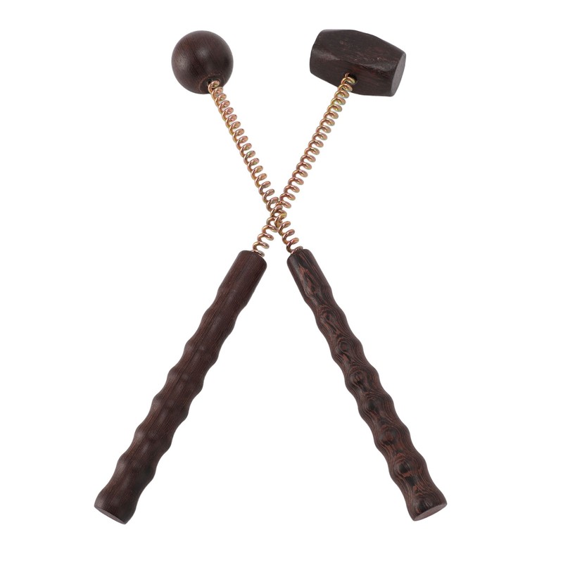 2pcs Percussion Ball Hammer Massager Chicken Wings Wood Reduce Fatigue
