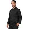 Chef Works Unisex Sustainable Le Mans Chef Coat, Black, X-Large