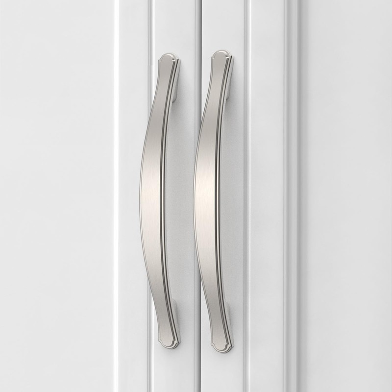 Asidrama 10 Pack 5 Inch(128mm) Brushed Satin Nickel Kitchen Cabinet