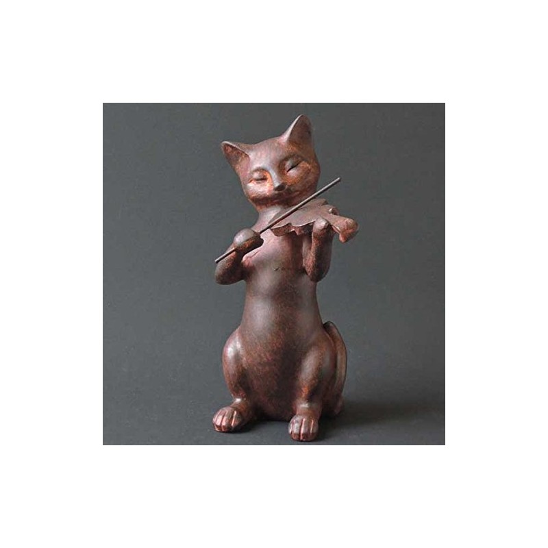 Oriental 石創 Animal Ornament Violin Cat 11021