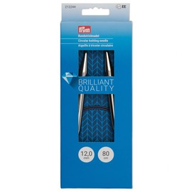 Prym 32" Circular Brass Knitting Needles, 12mm