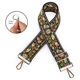 Viva Terry Adjustable Crossbody Guitar Strap Replacement for Women's Handbags and Purses (Light Khaki Bag Shoulder Strap)