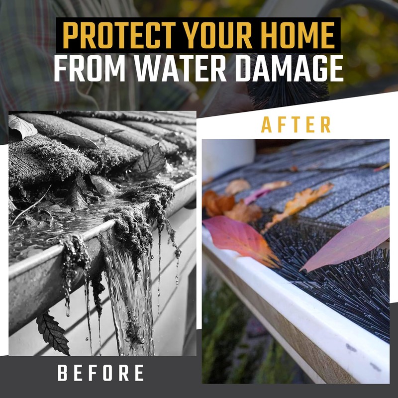 GutterBrush Gutter Guard 3-Size Sample Pack - 6 Inch Lengths