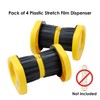 TOPWAY Stretch Film Dispenser Wrapper with Brake 4 Pack, Manual