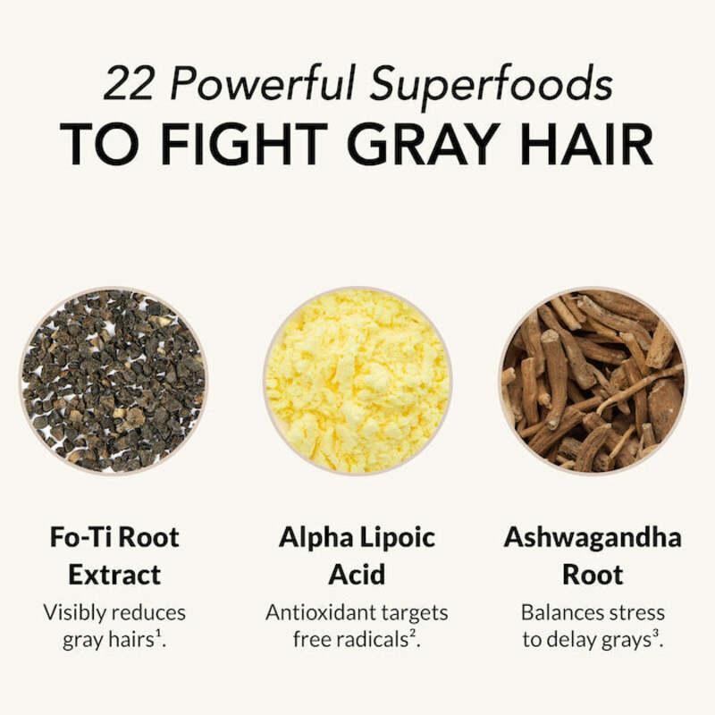 FullyVital Anti-Gray Vitamins with Fo-Ti and Ashwagandha