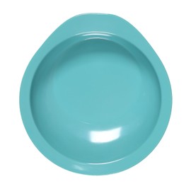 Ehucon Adaptive Utensils Scoop Compartment Deep Dinnerware with Extra Wall, Spill-Proof Divided Plate, Non-Slip Adaptive Diner Wares for Elderly (Deep Bowl)