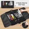 samdew Chef Knife Bag with Lockhole & 17 + 6