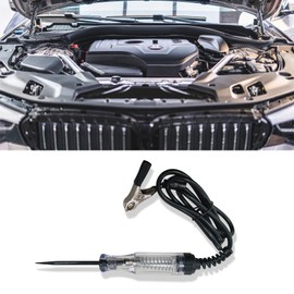 Lecctso Test Light Automotive,Circuit Tester 6V-12V-24V, Professional Auto Voltage Continuity Test, Car Electric Tester Pen ABS Handle with Sharp Probe & Alligator Clip Universal for SUV, RV, Truck