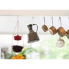 IBERG 3 Tier Hanging Fruit Basket, Metal Hanging Baskets for