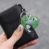 Transparent ID Photo & Photocard Keychain Heart 16ea