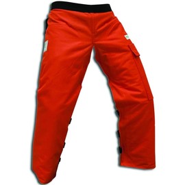 Cold Creek Loggers Chainsaw Apron Safety Chaps with Pocket (37", Orange)