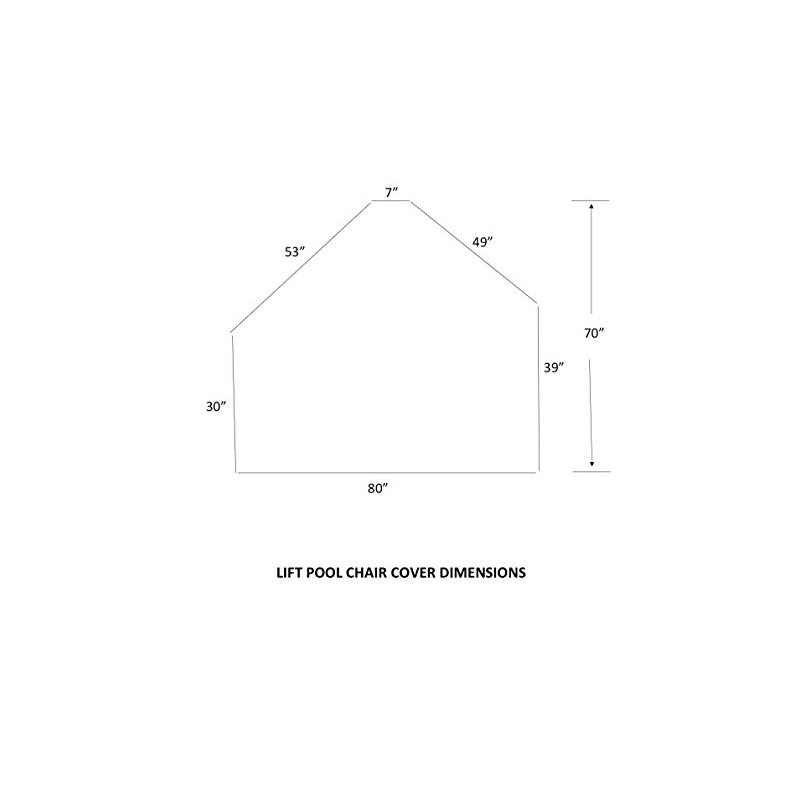 Made in USA Heavy-Duty Pool Lift Chair Cover – Waterproof,