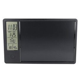 Multi Functional Electronic Writing Board with Calendar and Notepad, Lightweight LCD Handwriting Tablet for Office Use (Black)