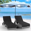 Vinsani Sun Lounger Beach Towel Carry with Pockets Sand Free