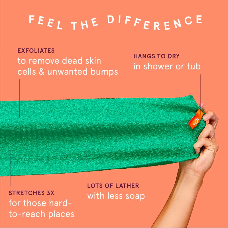 Cleanlogic Stretch Bath & Shower Cloth, 1 Count