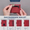 VON HEESEN Credit Card Holder Credit Card Holder, red, Mini