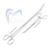 OdontoMed2011 2pc Fishing Set 6" + 12" Curved Hemostat Forceps