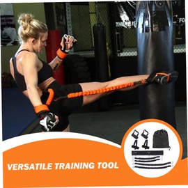 10PCS/Set Boxing Resistance Bands Adjustable Waist Strap Resistance Bands Set Men, with Storage Bag Latex Boxing Equipment for Agilitys Training Training Equipment Gym