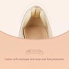 4 Paar Selbstklebende Fersenpolster, Beige, Ideal Für Zu Große Schuhe,