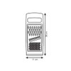 Tescoma Flat Grater-Combined Handy, Assorted, 28.3 x 11.5 x 1.9