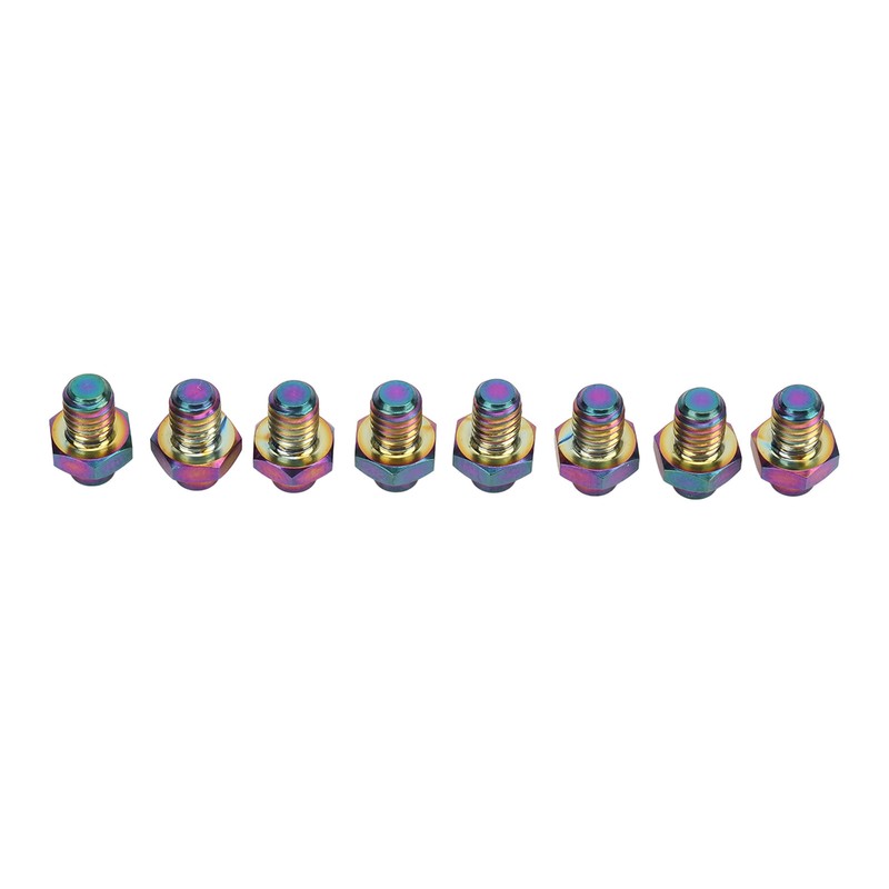 RISK 8Pcs Mountain Bike Pedal Bolts Titanium Alloy Anti Slip
