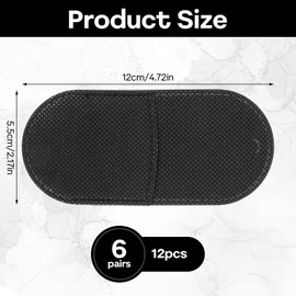 12 Pcs Eye Patches for Adults, Eye Patch Medical, Adjustable Eyepatch, Eye Patch for Glasses for Lazy Eye Amblyopia Strabismus