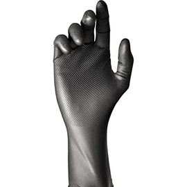 Juba – Glove gripazz Nitrile Ambidextrous Black Size L-