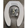 Bemis 1955CT Commercial Heavy Duty Open Front Toilet Seat Elongated