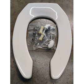 Bemis 1955CT Commercial Heavy Duty Open Front Toilet Seat Elongated Sta Tite USA