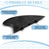 LaRandom 2 Pcs 1.5" Surfboard Fish Fin Nylon Soft Top