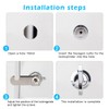 Jiakalamo 2 Pack Thumb Operated Offset Cam Lock, RV Compartment