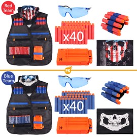 UWANTME Tactical Vest Kit 2 Pack for Nerf Guns N-Strike Elite Series for Boys