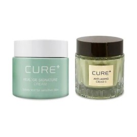Kim Jeong-moon Aloe [김정문알로에] 라센스 큐어 리알로에 시그니처 크림 55g 안티에이징 크림에스 50g 1세트 Ss (44977304) 1개